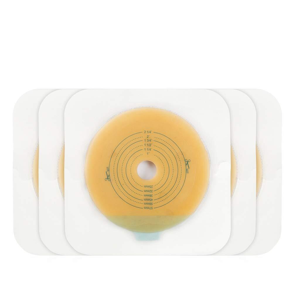 Adhesive Skin Barrier for Colostomy Bags with Non-Woven Border 10 Count