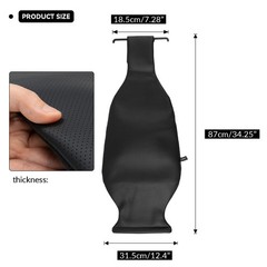 Lumbar Support Pillow Back Cushion PU Leather Orthopedic Backrest For Car Seat,