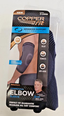 Copper Fit Compression Elbow Sleeve – XL – New – Advanced Support Technology
