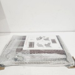 Foldable Wall-Mounted Shower Seat 20″ Red-Brown Wood Stainless Steel Frame