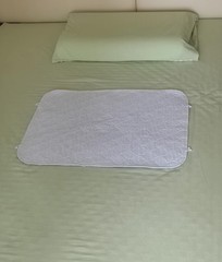 3 Pack Small 18×24 Inch Cotton Top Quilted Washable Waterproof Chair Bed Pad