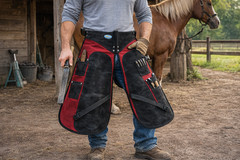 Professional Equine Western Leather Fully Adjustable Equine Farrier Apron 23114
