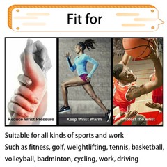 1 Pair Wrist Hand Brace Support Carpal Tunnel Sprain Arthritis Gym Sports US