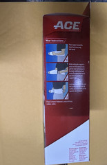 NEW! 3M ACE Unisex Lumbar Support With 6 Rigid Stay Size ADJ Color White 208604