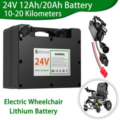24V 12AH 20Ah Electric Wheelchair Battery Includes 2A Charger Anderson Connector