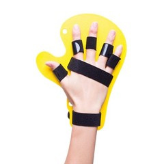 FANBODTA Finger Orthotics, Extended Type Fingerboard Stroke One Size, Yellow