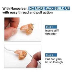 NanoClean All-in-1 Hearing Aid Cleaning Kit – 1 Pack of 20 Ready-to-Use Strands