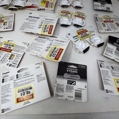 Hearing Aid Battery Lot Mixed 10 13 312 675 Rayovac Energizer Duracell Expired