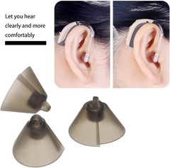 10pcs Hearing Aid Domes Soft Silicone Receiver Tulip Domes Audiphone Ear Tips…