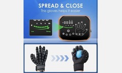 Hand Rehabilitation Robot Gloves for Finger Hemiplegia Recovery Trainer Right M