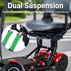 New 4 Wheels Mobility Scooter Power Wheelchair Folding Electric For Senior Adult