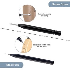 20PCS Hearing Aid Cleaning Kit Tools,Hearing Aids Cleaner Brush,Hearing Aid A…