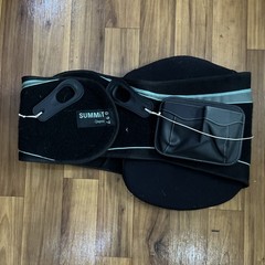 ASPEN Summit 637 Lumbar Support Back Brace Adjustable Black/Green Size Medium