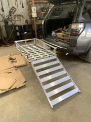500LBS Wheelchair Mobility Scooter Carrier Ramp Hitch Medical Disability Ramp