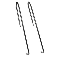 Universal Step Handrail Sturdy Black Metal For Stairs Porch & Loft Steps