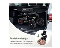 NEW BlessReach Knee Walker/Scooter for Ankle Foot Injury/Surgery Black Foldable