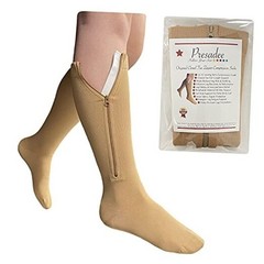 Original Closed Toe 20-30 mmHg Zipper Compression Small/Medium (1 Pair) Beige
