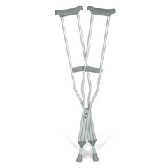 GUARDIAN Aluminum Push Button Adj CRUTCHES Youth/ Adult 5’2″ to 5’10“ TAA80536