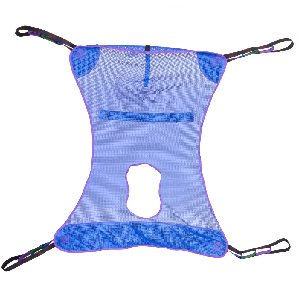 Full Body Lift Sling with Commode Opening – Full Body Mesh Patient Lift for S…