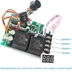 PWM DC Motor Speed Controller,12V/24V/36V/48V/LED Display Stepless Speed 40A