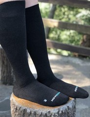 Extra Large Wide Calf Compression Socks, Cotton Blend