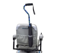 Universal Cane Holder for Mobility Scooters & Power Chairs – Black