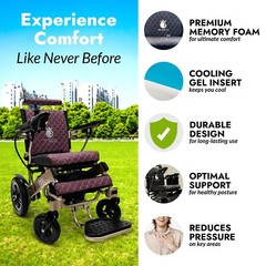 2025 Electric Wheelchair Lightweight All Terrain Fold and Travel