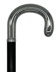 Classy Chrome Crook Handle with Adjustable Shaft from Italy