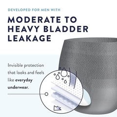 Prevail Per-Fit Men’s Underwear Large 72 Count Extra Absorbency