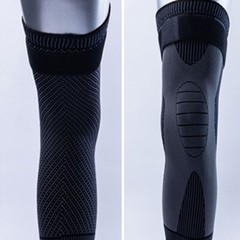 US 1-2 Pcs Full Leg Compression Sleeves Long Knee Braces Support Protector Sport
