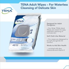 TENA Personal Cleansing Wipe 7-9/10 x 12.5″