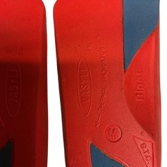 Vasyli Women’s Custom Red 3/4th Length Orthotics High Density Insoles One Size