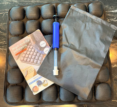 Inflatable 3D 6×6 Air Cell Seat Cushion Seat for Pressure Relief Travel Comfort