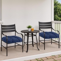 Water-Repellent Outdoor Chair Cushions 2Pcs 19 x 19 in Patio Chair Cushion Pads