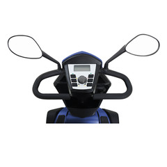 4 Wheel Mobility Scooter 800W All Terrain Electric Scooter Swivel Seat Blue NEW