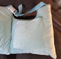 🆕 Mastectomy Pillow Post Surgery Heart Surgery Lumpectomy Breast Pillow Teal