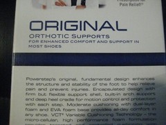 Powerstep ORIGINAL Full Length Orthotic Insoles Two Sizes
