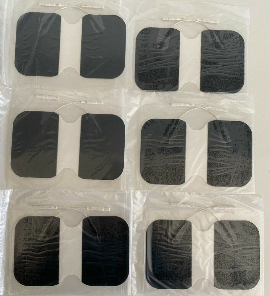 TENS Unit Electrodes Pads 3.75×6 inch butterfly 6 pcs Replacement Pads Electrode
