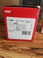 Hollister Adapt Flat Ostomy Barrier Ring 2″ 48mm Box 7805, 10 Pieces.