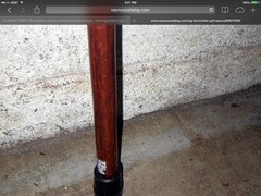 Lumex wood walking cane 5184A