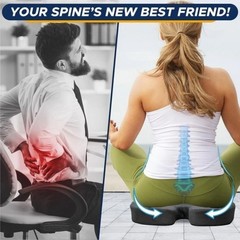 Office Car Seat Cushion Back Coccyx Tailbone Pain Relief Chair Pad Memory Pillow