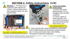 Rollator wheelchair lifter Battery Powered Lift 100 lb portable light weight