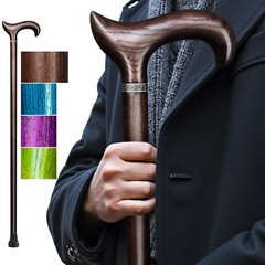 Fancy Wooden Walking Cane Support For Men & Women Multiple Inches Up To 300 Lbs