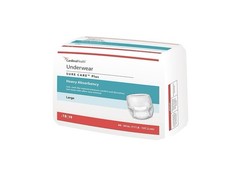 72 Count Incontinence Underwear (4 Packs 18) Heavy Unisex Large Cardinal Health