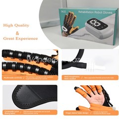 (Left&Right) Robot Rehabilitation Gloves, for Finger and Hand Function Recovery