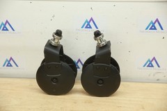 PAIR 6″ Caster Wheel Tire FORKS for Quantum Edge 3 / Q6 2.0 Power Chairs