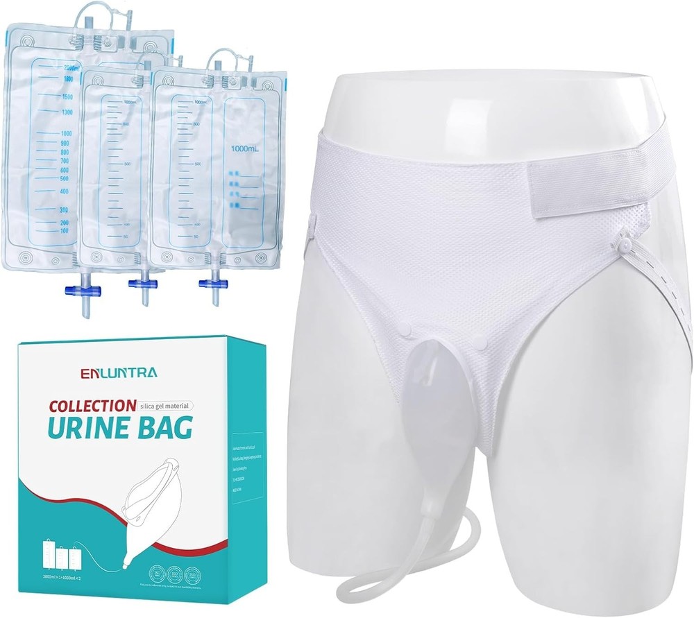 Men’s wearable urine collection bag