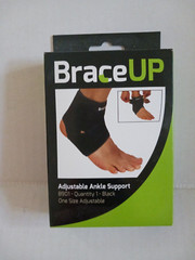 Brace-Up Ankle Support Brace, One Size Adjustable NIB