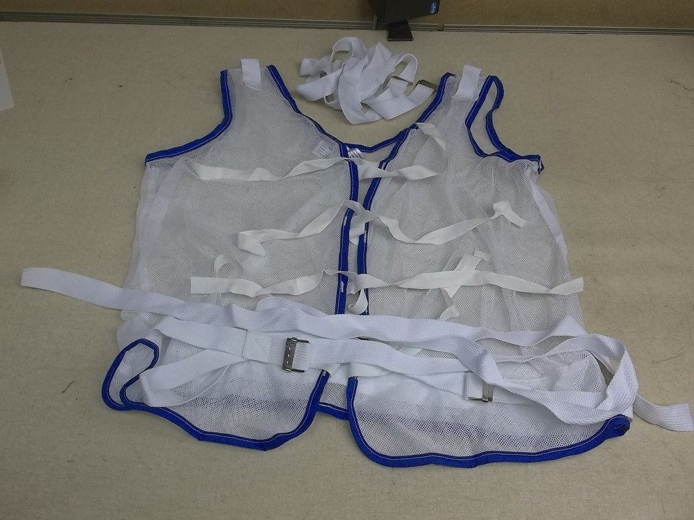 Medline MDT828004 Size Large Tie-Back Restraint Vest *FREE SHIPPING*
