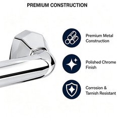 Kohler 27083-TT 42 in Ada Grab Bar Vibrant Titanium Bathroom Safety Handrail